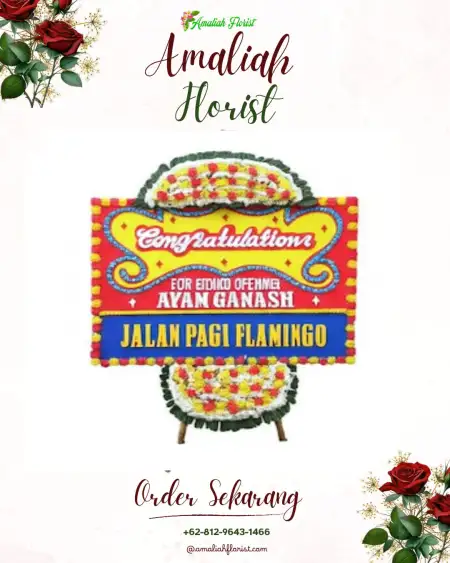 Sewa Papan Bunga Jambar